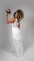 Vestido noiva longo de renda com decote em tule - Victoria na internet