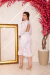 Vestido De Noiva Civil Casamento Com Mangas Longas E Decote Em V Milena - comprar online