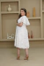 Image of Vestido de noiva civil com manga e saia evasê longuete- Sephora