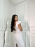 VESTIDO NOIVA MINIMALISTA LUARA TUBINHO COM DECOTE DE TULE EM V BRANCO na internet