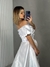 Vestido longo de ziberline com manga princesa e saia com bolso- Pilar - loja online