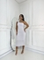 Vestido Elegante para Casamento Longuete com Capa- Carol