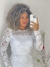 Vestido de noiva midi Ivy de manga longa rendado - Closet Garota Up Vestidos Brancos para Casamento Civil -
