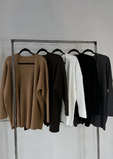 CASACO CARDIGAN EM MOUSSE - comprar online