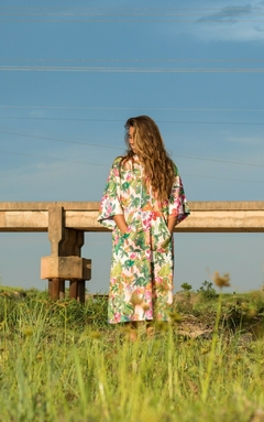 Poncho sakura preto - by the sea