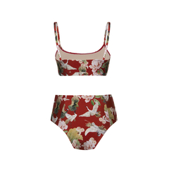 Hot pants cavada tsuru vermelho na internet