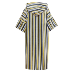 Poncho listrado azul - comprar online