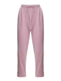 Calça pijama moletom com felpa lilás - comprar online