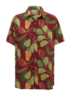 Camisa unissex caju vinho