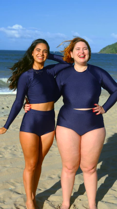 Cropped manga longa Índico - loja online