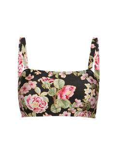 Top faixa sakura preto