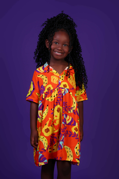Vestido Mico Laranja na internet