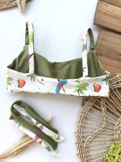 TOP BLOGUEIRA + CALCINHA TALISMÃ