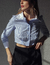 Camisa Sienna RAYAS CELESTE
