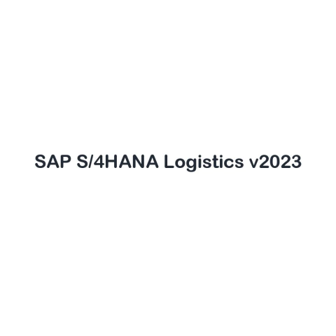 SAP S/4HANA Logistics v2023