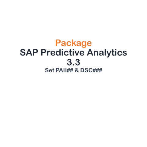 Package SAP Predictive Analytics 3.3