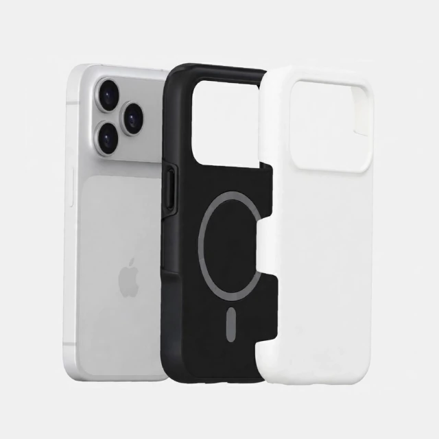 Las dos capas de la funda: TPU interno y policarbonato externo