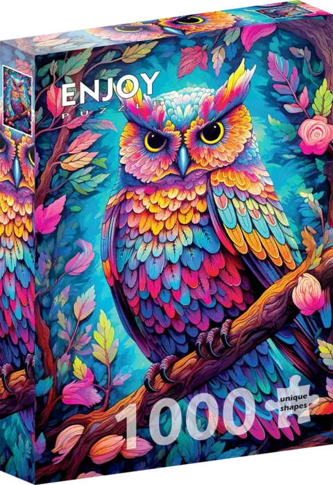 Rompecabezas 1000 Piezas Enjoy Dazzling Owl - 2224