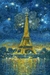Elemental Puzzle 286 piezas Madera Paris Estrellada - Cod 323