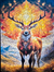 Elemental Puzzle 286 piezas Madera Ciervo Dorado - Cod 325 - comprar online