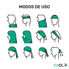 Cuello Térmico Buff Multiuso Personalizado Pack x 10u - tienda online
