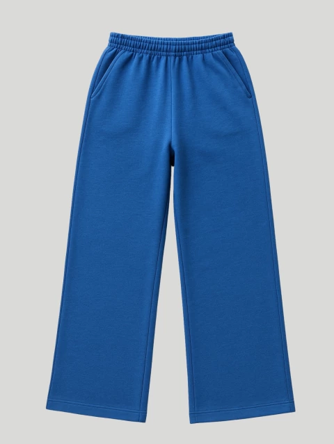 Calça Wide Leg Moletom