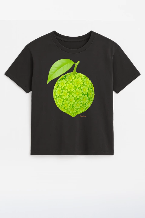 Camiseta Estampada Limão florido