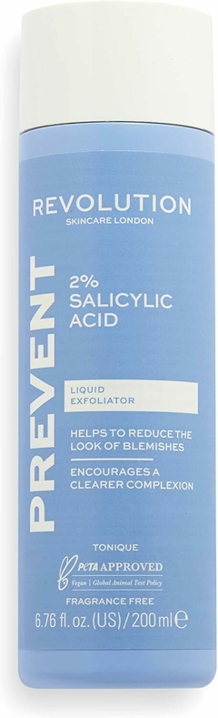 Revolution SkinCare Salicylic Acid Liquid Exfoliator 200 Ml ACIDO SALICILICO