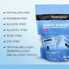 Imagen de Neutrogena Make Up Remover Cleansing Towelettes Singles X 20