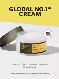 Advances Snail 92 All In One Cream Cosrx 50gr - comprar online
