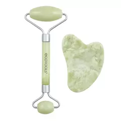 Ecotools Clean Beauty Jade Roller + Gua Sha Duo - comprar online