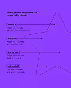 Hydro Star Patches Purple 32 un - Starface - Berenka Make Up