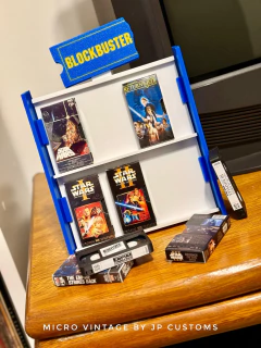 Mini VHS Set – Star Wars Trilogies (6 Films) with Blockbuster stand - online store