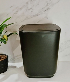 CESTO RESIDUOS JOHN NEGRO CUADRADO - comprar online