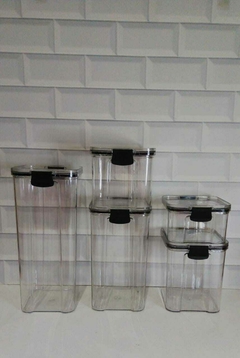 COMBO X 5 FRASCOS BARI con traba NEGRA - comprar online