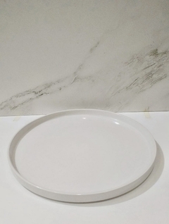 Set x 6 Platos Milán grande blancos - tienda online