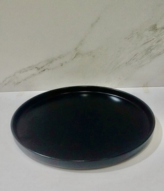 Set x 6 Platos Milán grande negros - tienda online