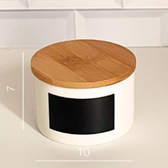 FRASCO DE CERAMICA EAST CON PIZARRA SMALL en internet