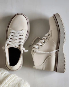 Chavela Cream | ecocuero - AylenRivaShoes