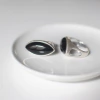 Anillo con obsidiana