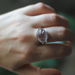 Anillo con amatista - comprar online