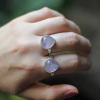 Anillo con amatista regulable