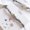 Pulsera corazon con ágata