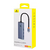 Hub Baseus Usb C 7 En 1 A Hdmi 4k 60hz Usb 3.0 Lector Sd Color Gris Oscuro en internet