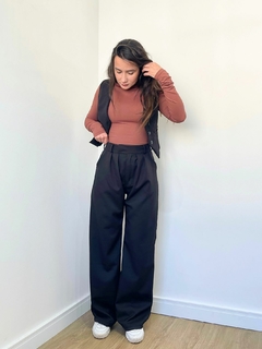 Calça Pantalona Alfaiataria Cintura Alta na internet