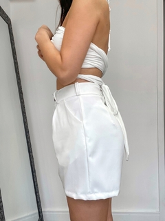 Short Alfaiataria Cintura Alta - Evz Shop