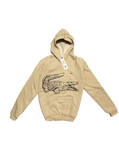 BUZO LACOSTE BIG LOGO MARRON