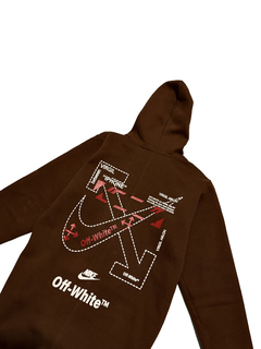 BUZO NK OFF WHITE 2.0 CHOCO en internet