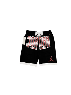 SHORT JORDAN FRONT BLACK LOGO ROJO