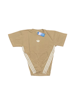 REMERA ADI MID BEIGE OVERSIZE - comprar online